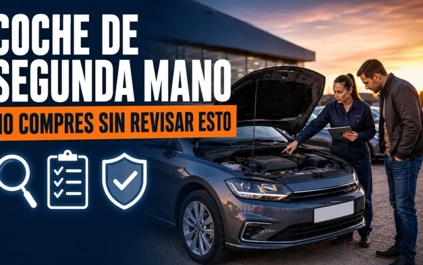 Comprar un coche de segunda mano en 2026: guía para acertar