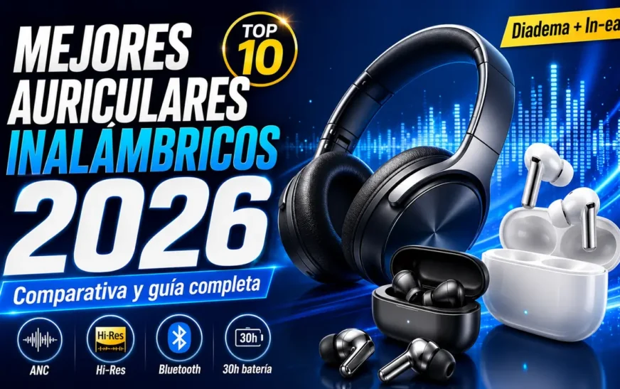 Mejores Auriculares Inalámbricos 2026: Comparativa y Guía Completa