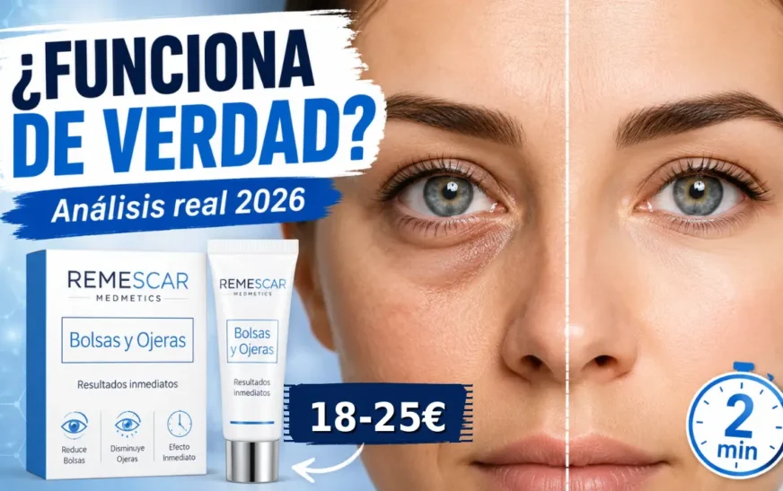 Remescar Bolsas y Ojeras: comparativa antes y después del contorno de ojos con efecto tensor, análisis real 2026