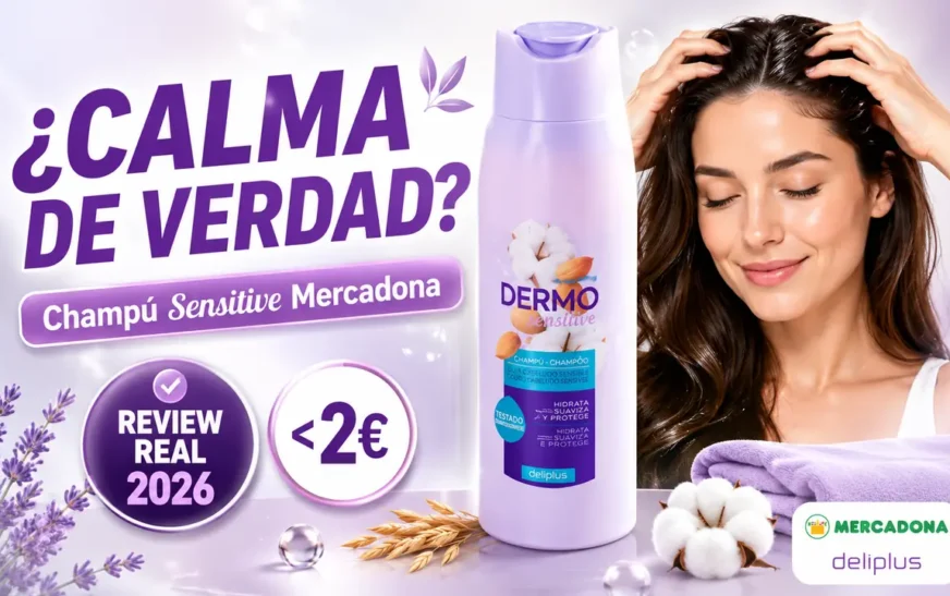 Champú Dermo Sensitive Deliplus de Mercadona: Review y Opinión 2026