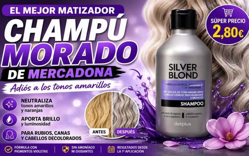 Matizador de Mercadona en 2026: Guía Completa para Elegir y Usar el Silver Blond