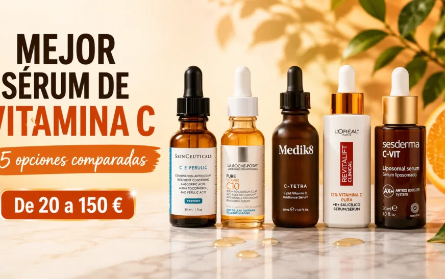 Mejor sérum de vitamina C: 5 opciones comparadas de 20 a 150 €