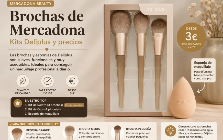 Brochas de Mercadona: cuál comprar y para qué sirve cada una