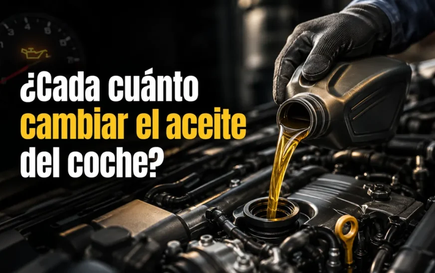Cada cuánto se cambia el aceite del coche (gasolina y diésel)