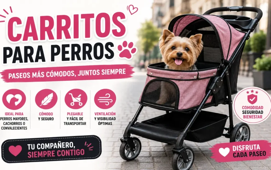Carrito para perros: tipos, cuál comprar y cuándo usarlo