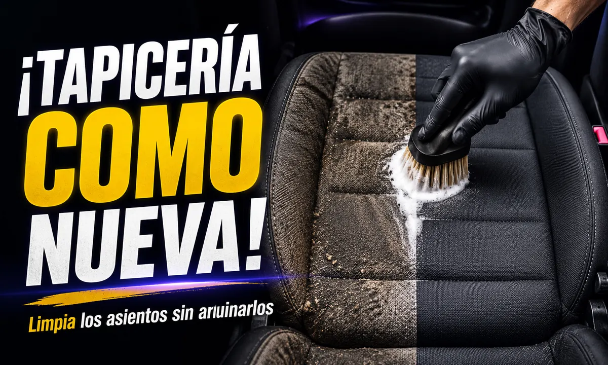 Cómo limpiar la tapicería del coche y dejarla como nueva