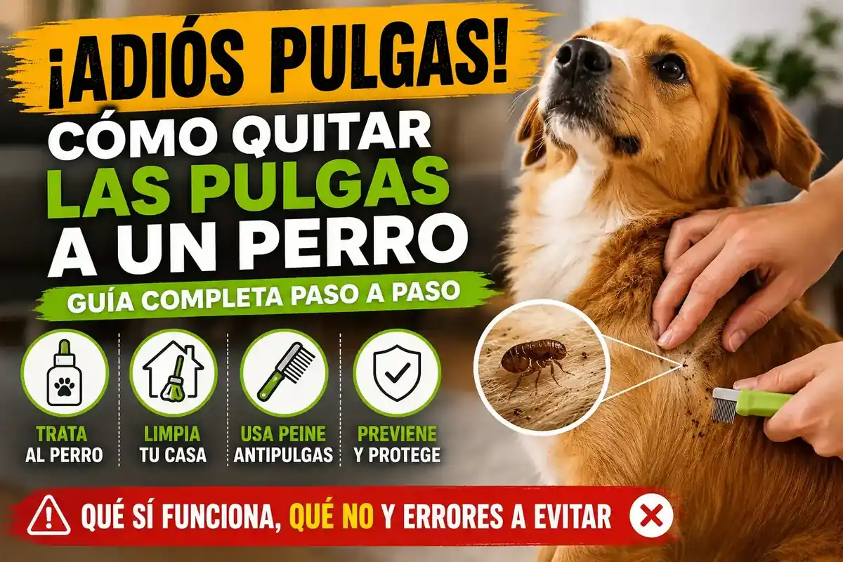 Cómo quitar las pulgas a un perro (paso a paso)