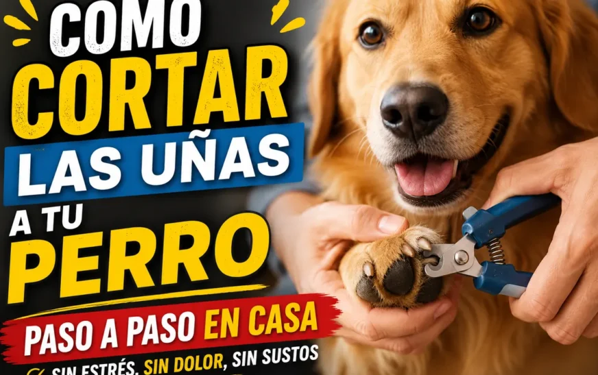 Cómo cortar las uñas a un perro con cortaúñas en casa