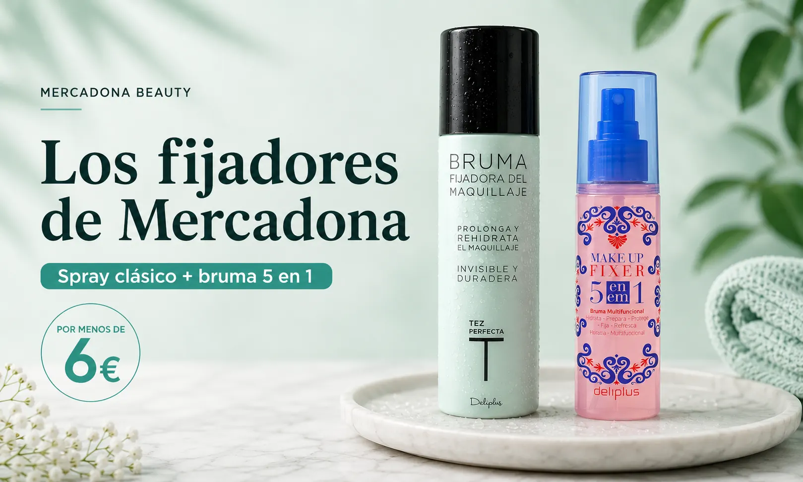 Fijador de maquillaje de Mercadona: opiniones, precio y si funciona