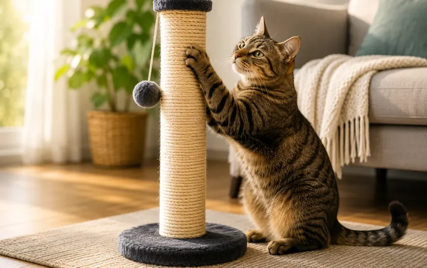 Cómo evitar que tu gato arañe los muebles (sin castigarlo)