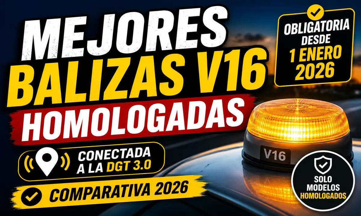 Mejores balizas V16 homologadas: cuál comprar (y cuál evitar)
