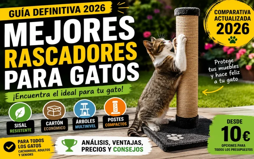 Los mejores rascadores para gatos: comparativa y cuál comprar