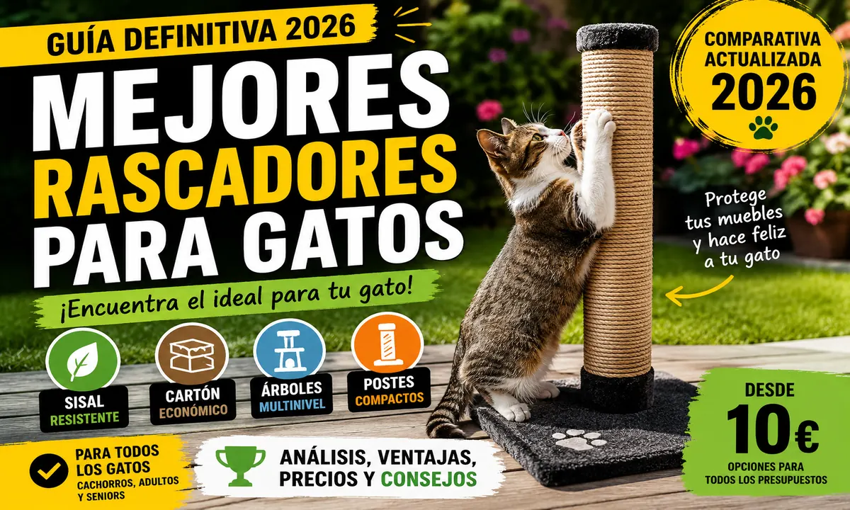 Los mejores rascadores para gatos: comparativa y cuál comprar
