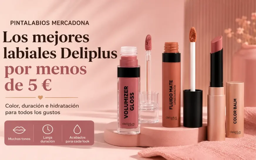 Pintalabios de Mercadona: los mejores labiales Deliplus por menos de 5 €