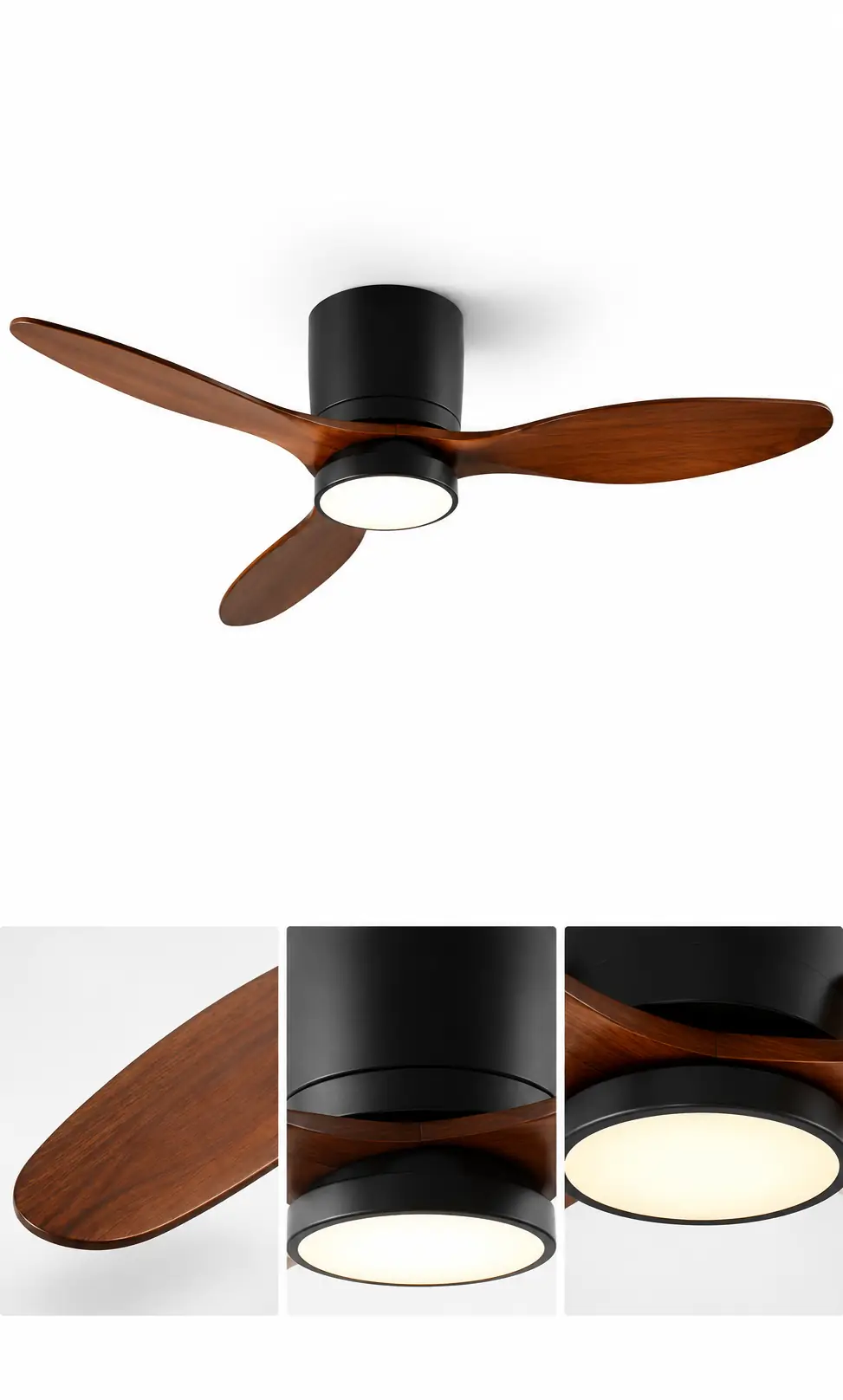 Orbegozo CP 167132 ventilador de techo silencioso motor DC con luz LED