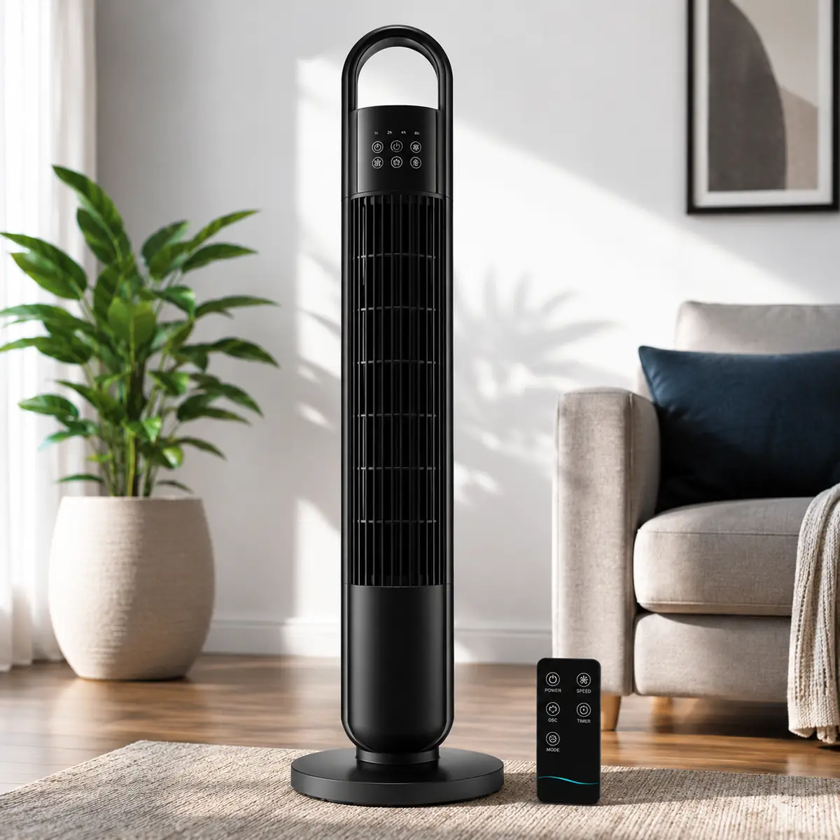 Cecotec EnergySilence 9190 Ionic Connected ventilador de torre WiFi