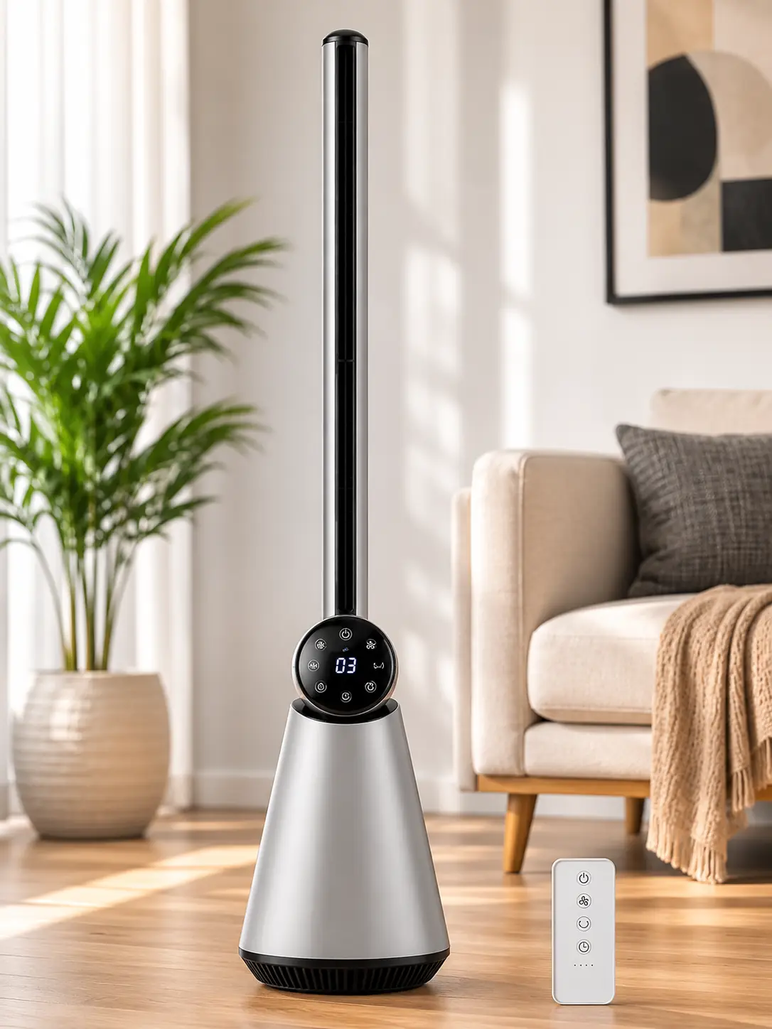 Cecotec EnergySilence 9890 Skyline Bladeless ventilador de torre sin aspas
