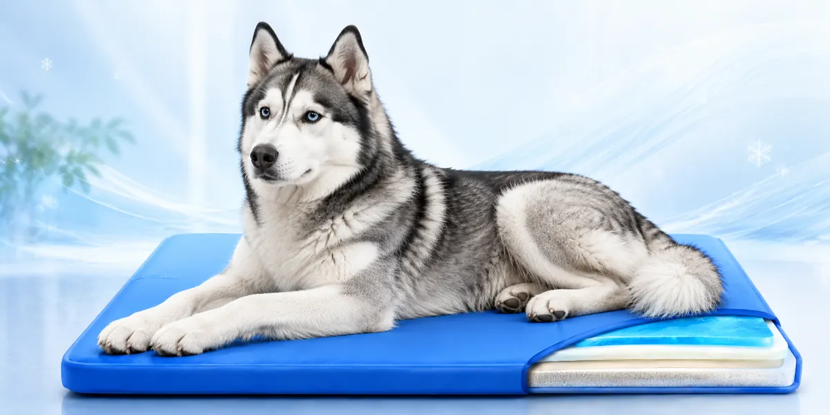 Manta refrescante de gel Pecute clásica para perros