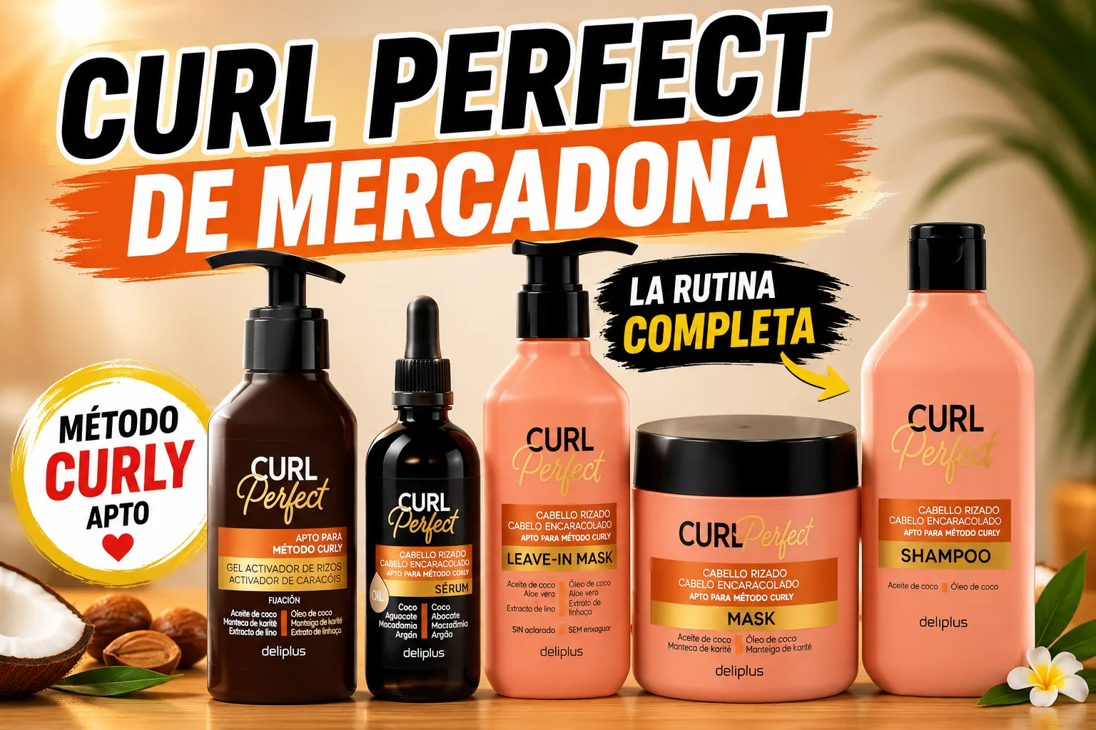 Método curly en Mercadona: todos los productos Curl Perfect y cómo usarlos