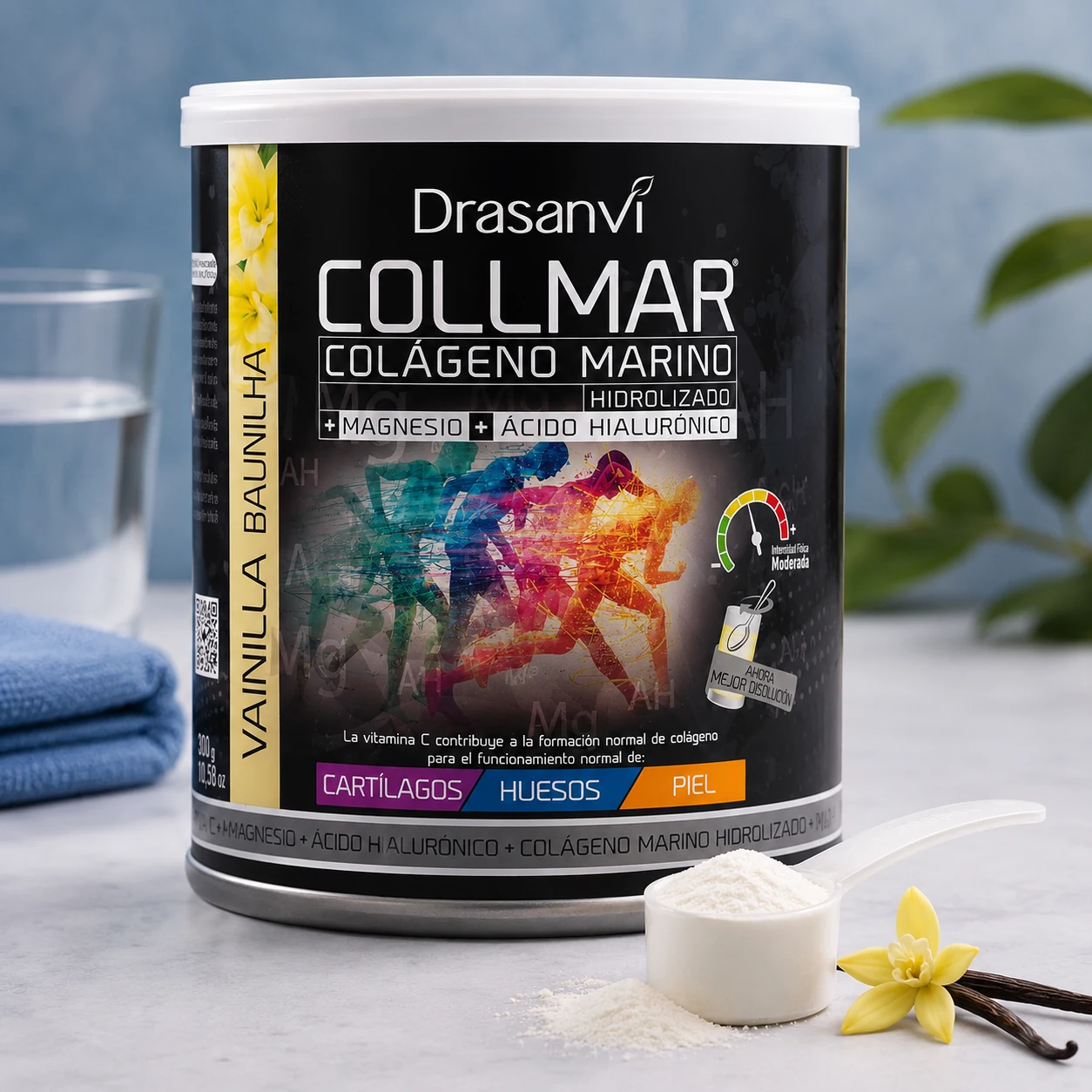 Drasanvi Collmar Colágeno Marino Hidrolizado con ácido hialurónico, magnesio y vitamina C