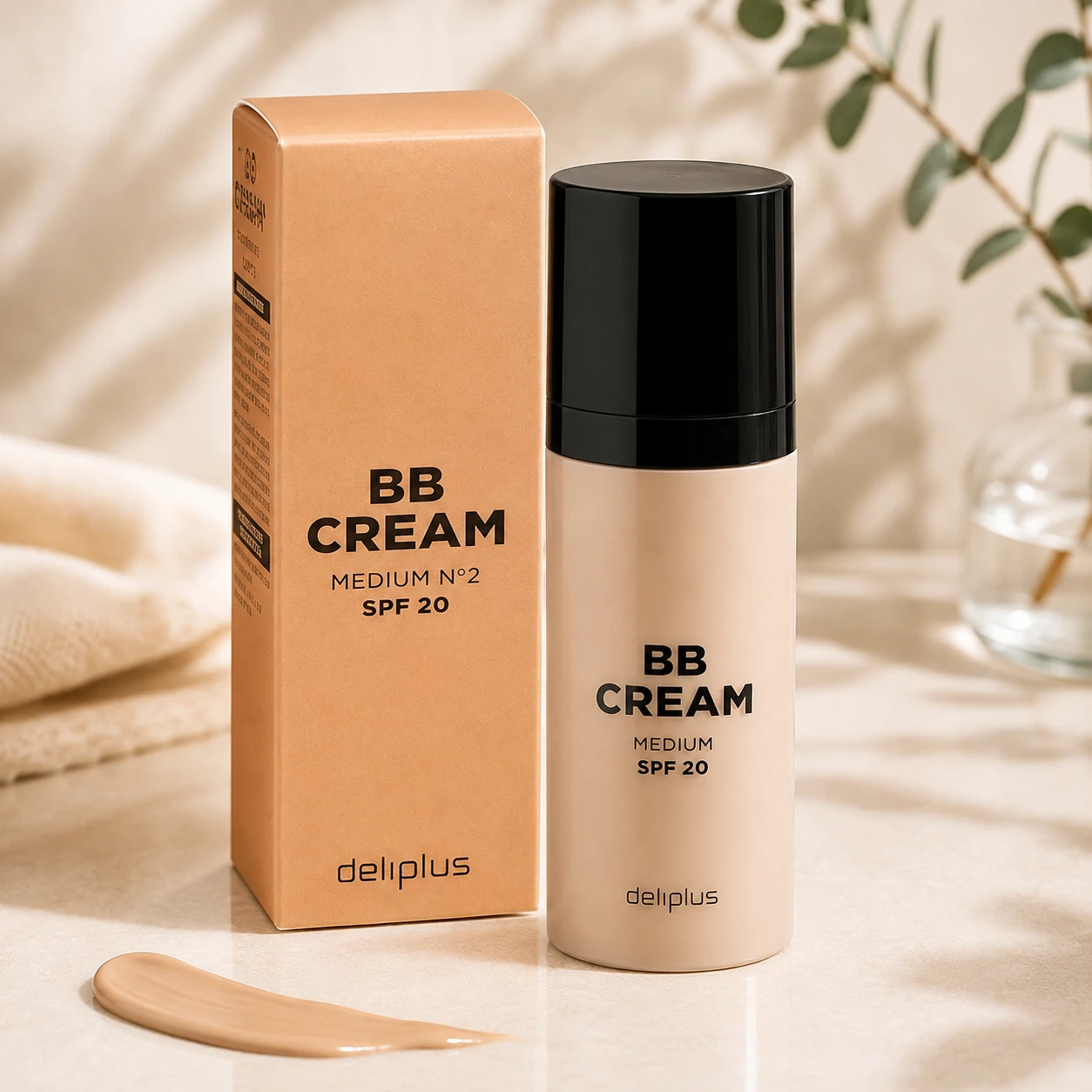 BB Cream Deliplus tono 02 medio con FPS 20