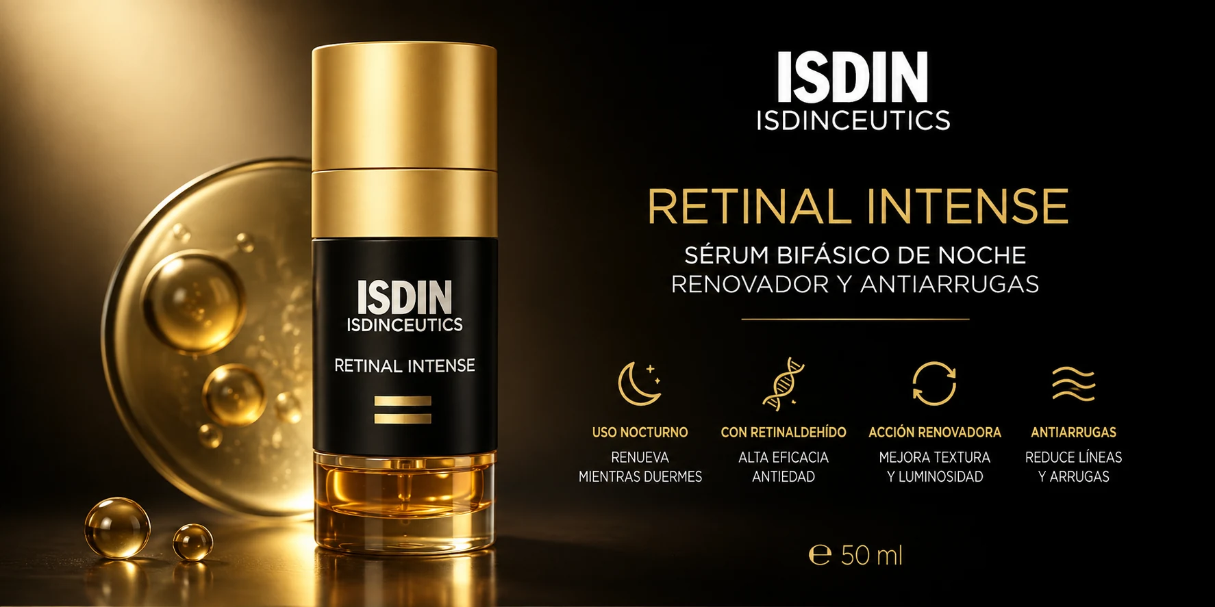 Sérum bifásico Isdin Isdinceutics Retinal Intense