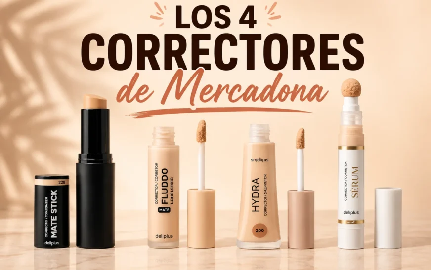 Correctores de Mercadona: los 4 de Deliplus y cuál necesitas