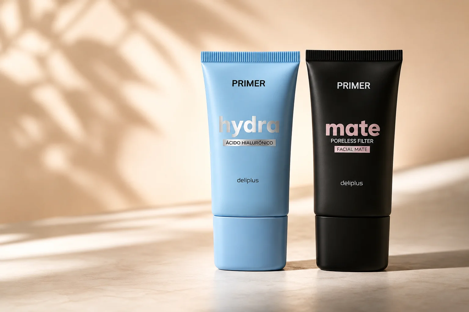 Prebases de maquillaje Hydra y Mate de Deliplus, las dos de 25 ml, disponibles en Mercadona