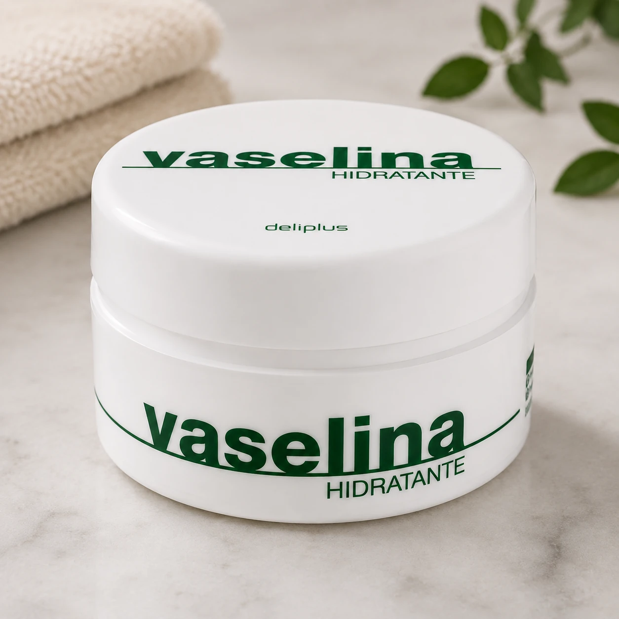 Vaselina hidratante Deliplus en tarro de 100 gramos