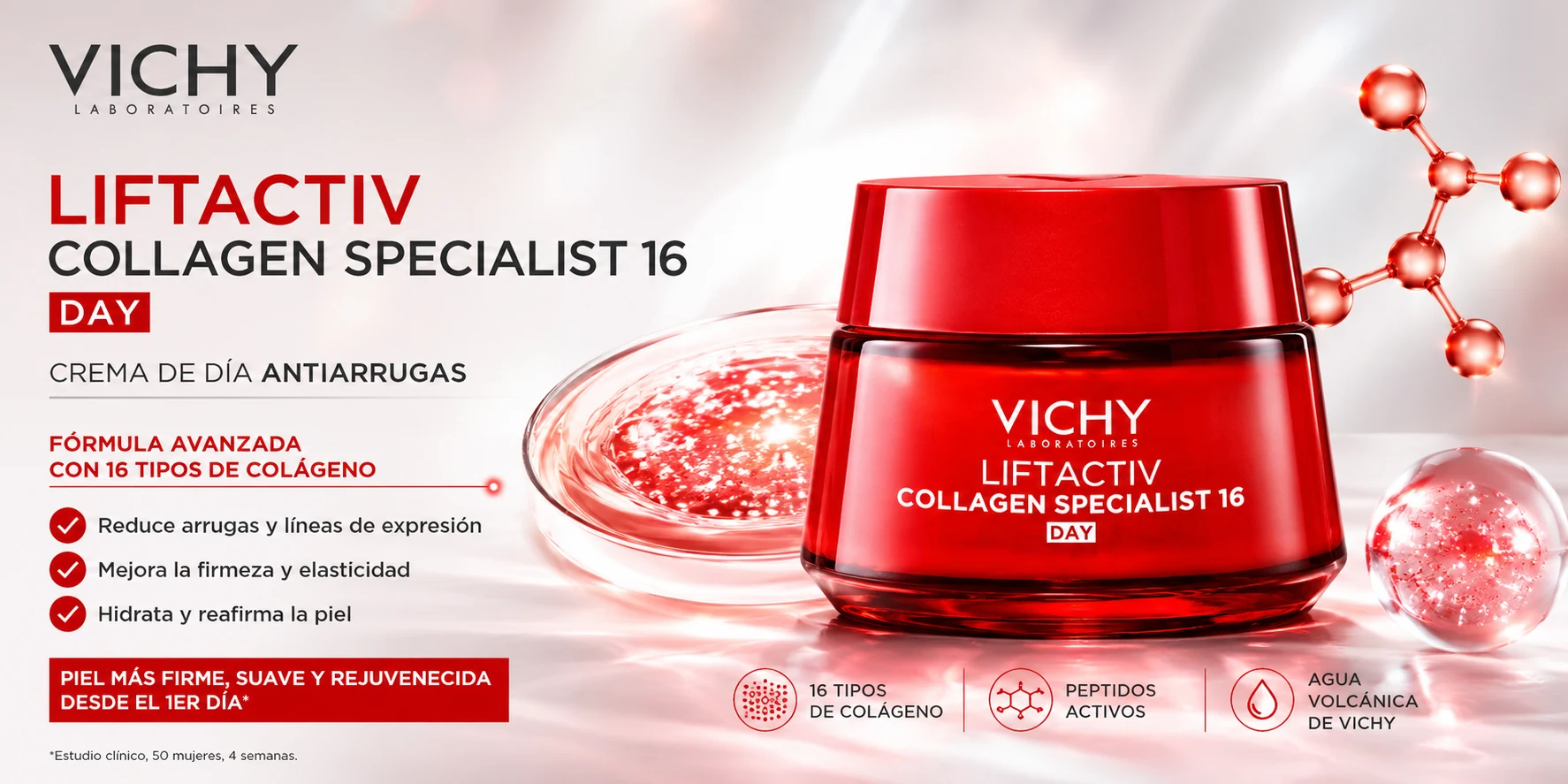 Crema de día Vichy Liftactiv Collagen Specialist 16