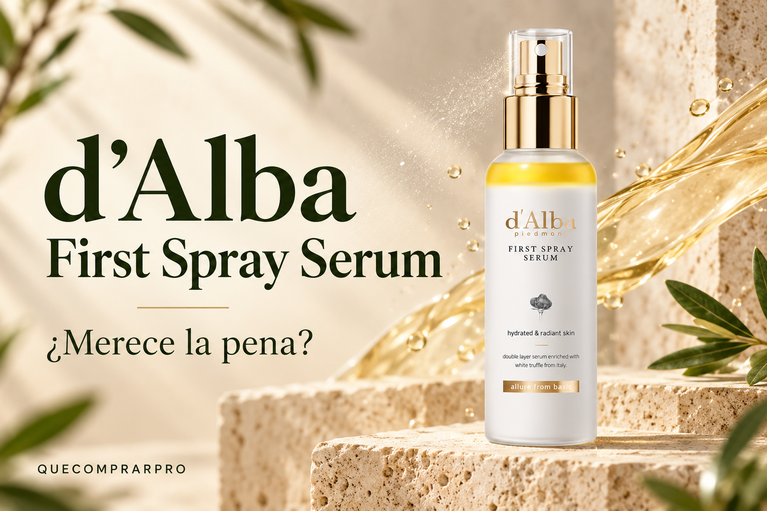 d’Alba First Spray Serum: opiniones y qué tamaño elegir