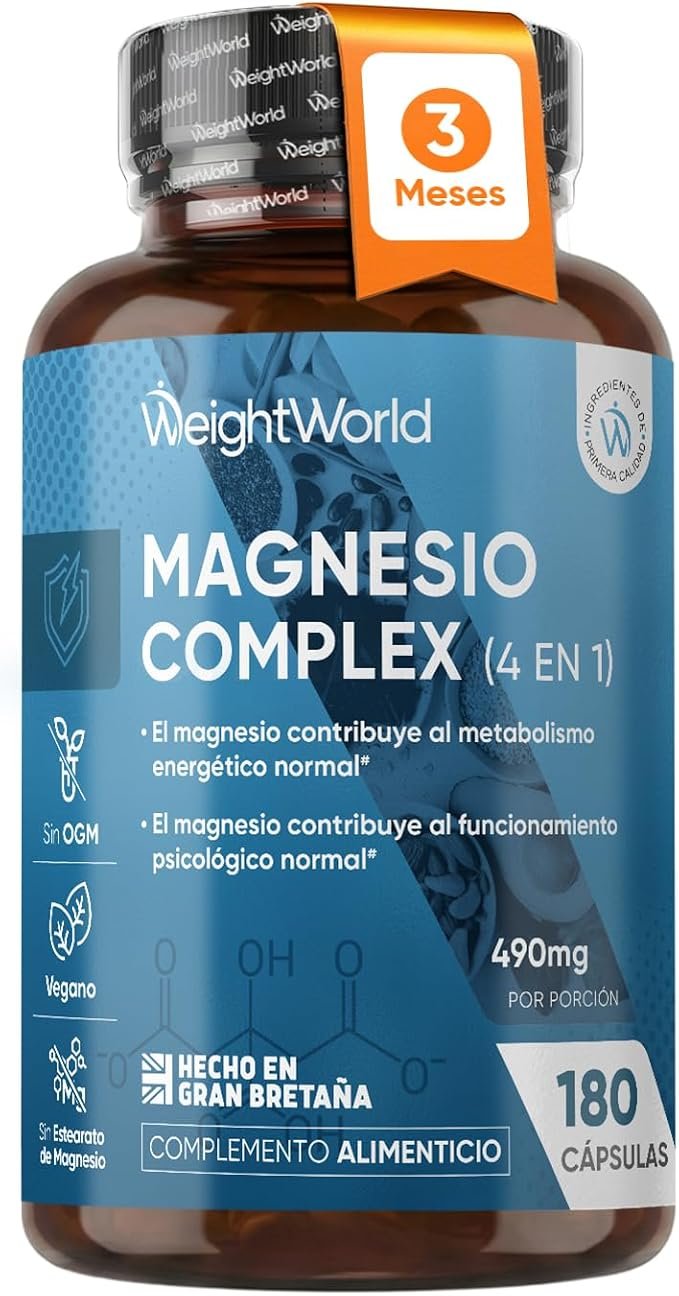 WeightWorld Magnesio Complex 1700 mg, 180 cápsulas